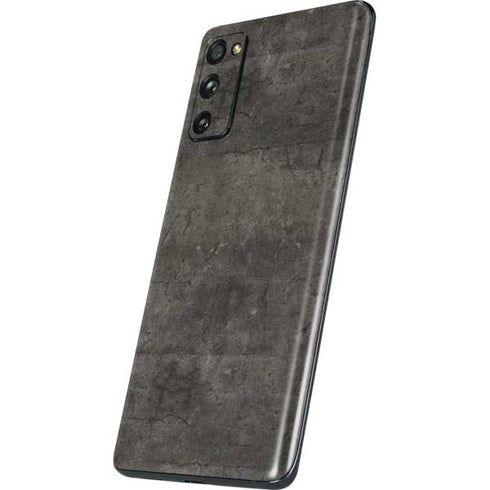 Dark Iron Grey Concrete Galaxy S20 Fan Edition Skin